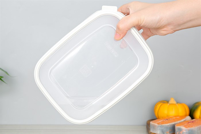 Hộp đựng thực phẩm nhựa Thái Lan 1800 ml Delites JCJ-1434 Màu Trắng