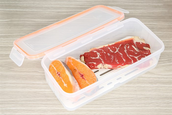 Hộp đựng thực phẩm nhựa Thái Lan 2900 ml Delites JCJ-9515 Màu Trắng