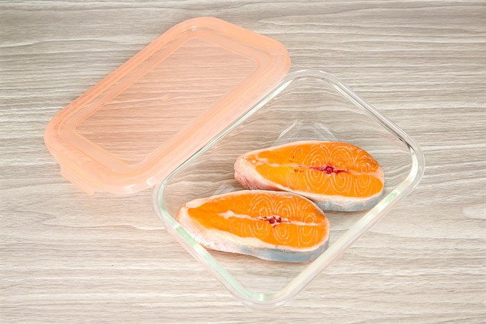 Hộp đựng thực phẩm thủy tinh 1040 ml Delites LHB-HL-1040 Màu Cam