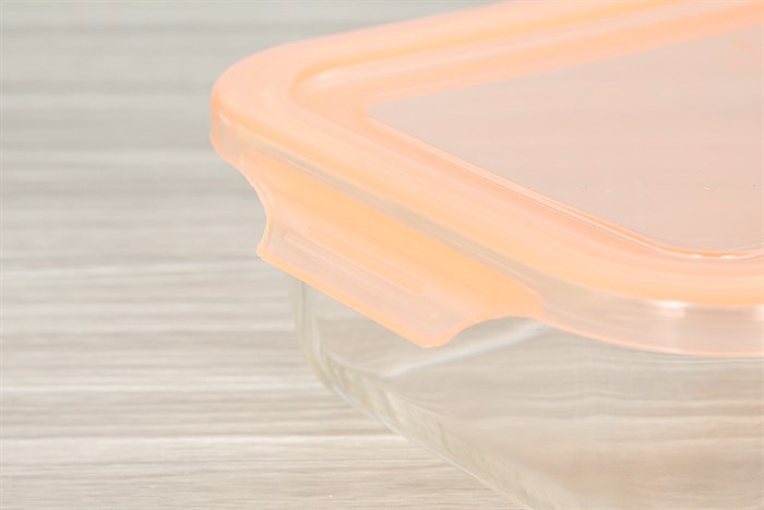 Hộp đựng thực phẩm thủy tinh 1040 ml Delites LHB-HL-1040 Màu Cam