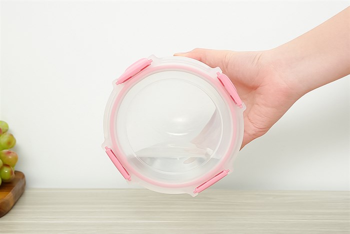 Hộp đựng thực phẩm thủy tinh 700 ml Delites SW700RD Màu Hồng