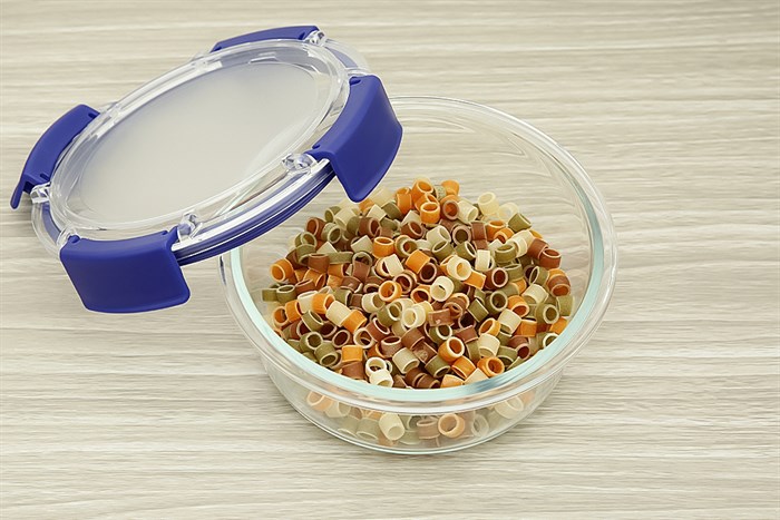 Hộp đựng thực phẩm thủy tinh 650 ml Delites LK650RD Màu Xanh Dương