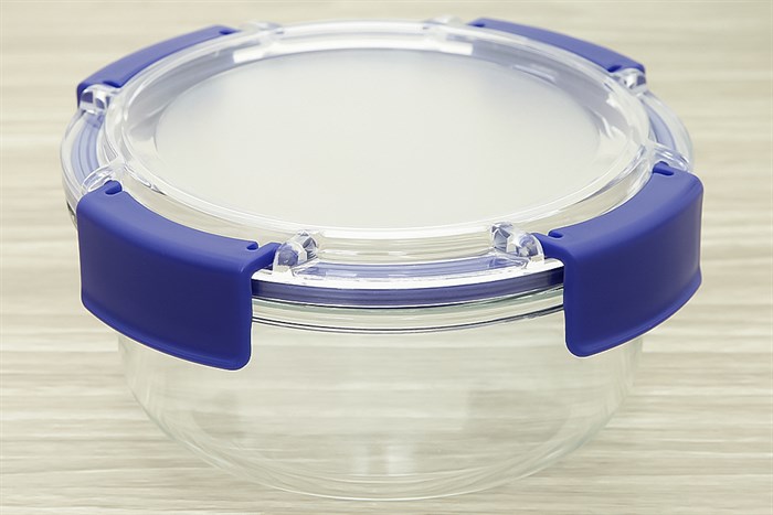 Hộp đựng thực phẩm thủy tinh 650 ml Delites LK650RD Màu Xanh Dương