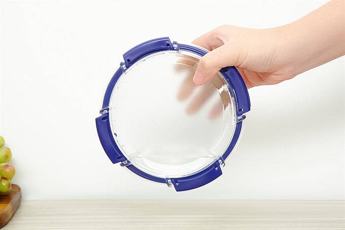 Hộp đựng thực phẩm thủy tinh 650 ml Delites LK650RD Màu Xanh Dương