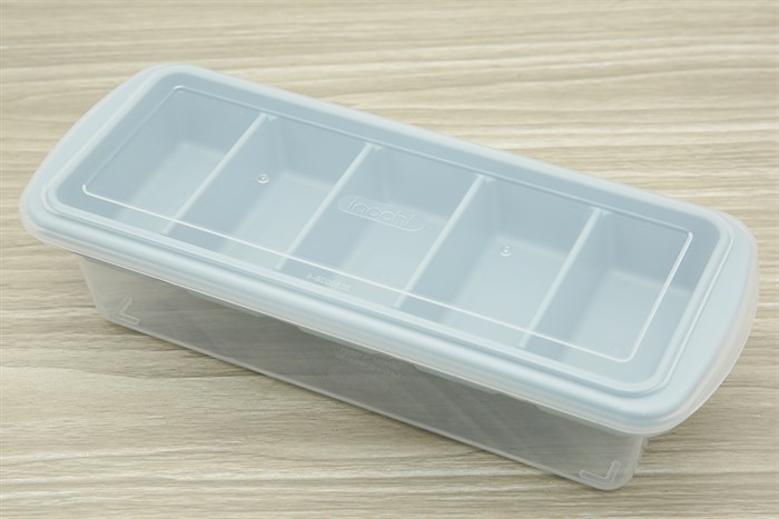 Hộp khay nhựa trữ đông Inochi Kari HIN.KHDA.05VI Màu Trắng ngà/Hồng nhạt/Xanh nhạt