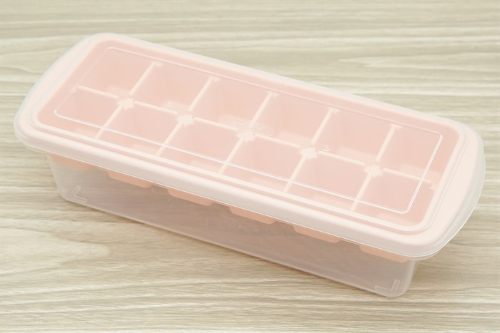 Hộp khay nhựa trữ đông Kari Inochi HIN.KHDA.12VI Màu Trắng ngà/Hồng nhạt/Xanh nhạt