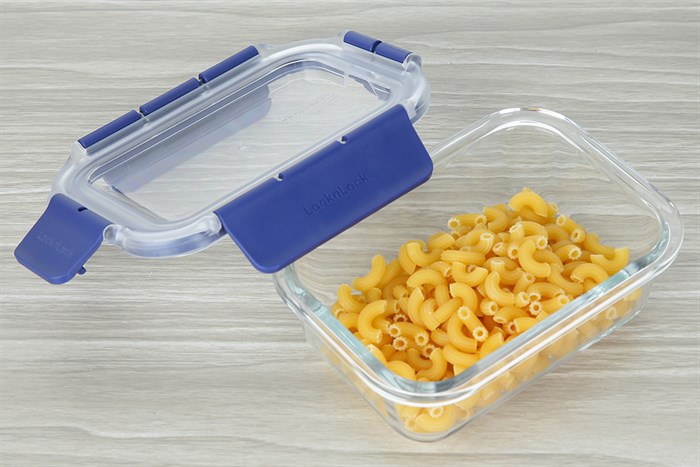 Hộp đựng thực phẩm thủy tinh 380 ml Lock&Lock LBG422BLU Màu Xanh Dương