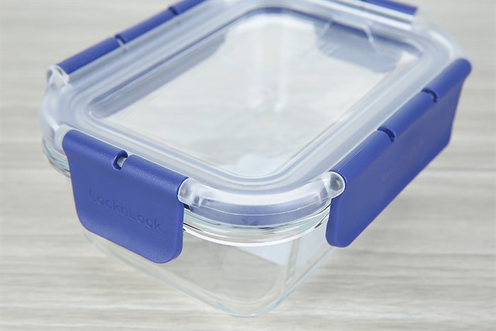 Hộp đựng thực phẩm thủy tinh 380 ml Lock&Lock LBG422BLU Màu Xanh Dương