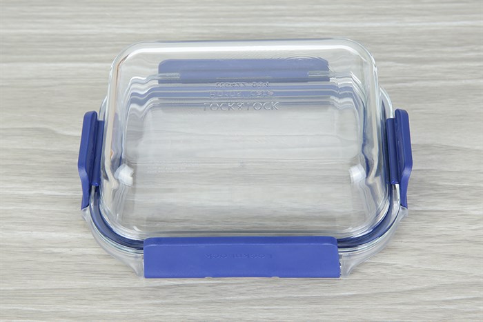 Hộp đựng thực phẩm thủy tinh 380 ml Lock&Lock LBG422BLU Màu Xanh Dương