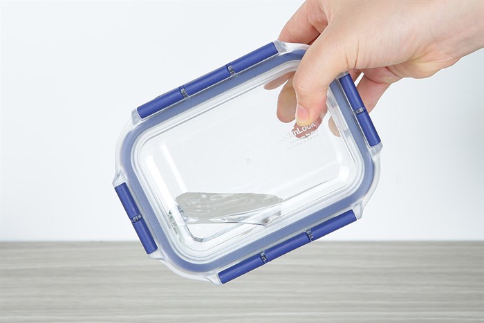 Hộp đựng thực phẩm thủy tinh 380 ml Lock&Lock LBG422BLU Màu Xanh Dương