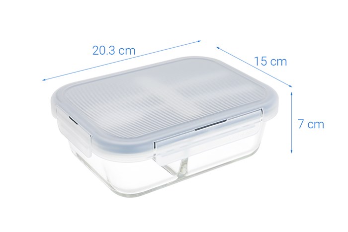 Hộp đựng cơm thủy tinh Lock&Lock LLG991CLNVY Màu Xanh Navy