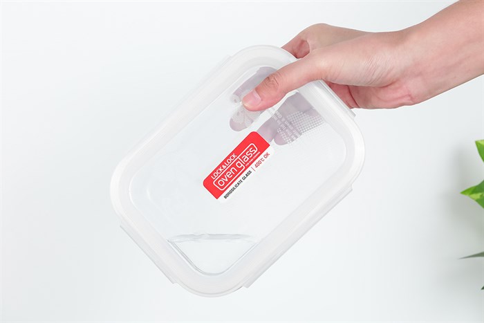 Bộ 2 hộp đựng thực phẩm thủy tinh Lock&Lock LLG428S2BLU Màu Xanh Dương