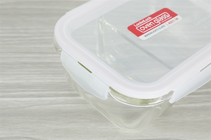 Bộ 2 hộp đựng thực phẩm thủy tinh Lock&Lock LLG428S2BLU Màu Xanh Dương