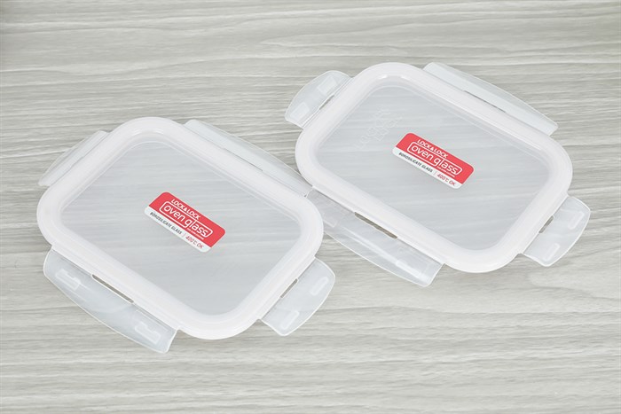 Bộ 2 hộp đựng thực phẩm thủy tinh Lock&Lock LLG429DS2NVY Màu Xanh Navy