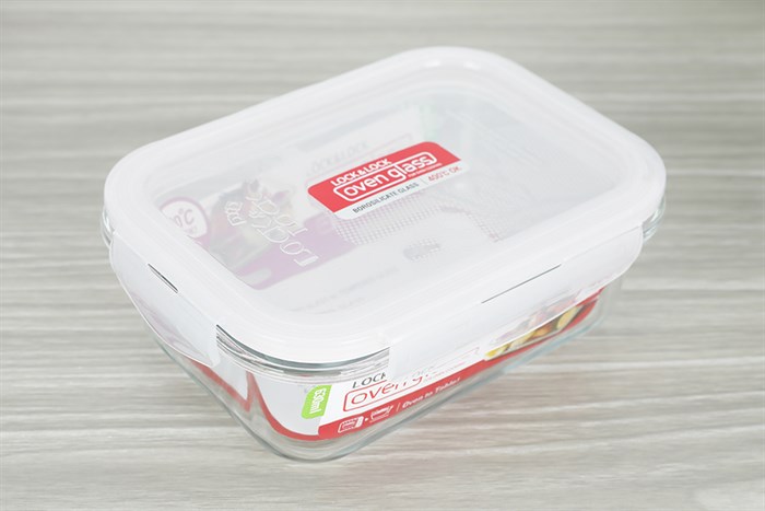 Bộ 2 hộp đựng thực phẩm thủy tinh Lock&Lock LLG429DS2NVY Màu Xanh Navy