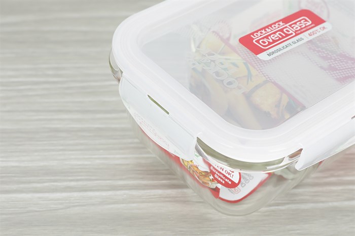 Bộ 2 hộp đựng thực phẩm thủy tinh Lock&Lock LLG429DS2NVY Màu Xanh Navy