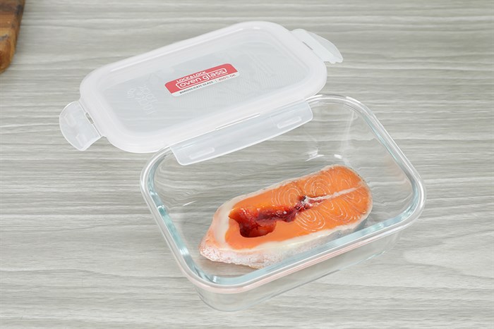 Bộ 2 hộp đựng thực phẩm thủy tinh Lock&Lock LLG429DS2NVY Màu Xanh Navy