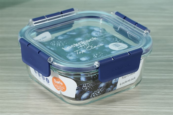 Hộp đựng thực phẩm thủy tinh Lock&Lock LBG224BLU Màu Xanh Dương