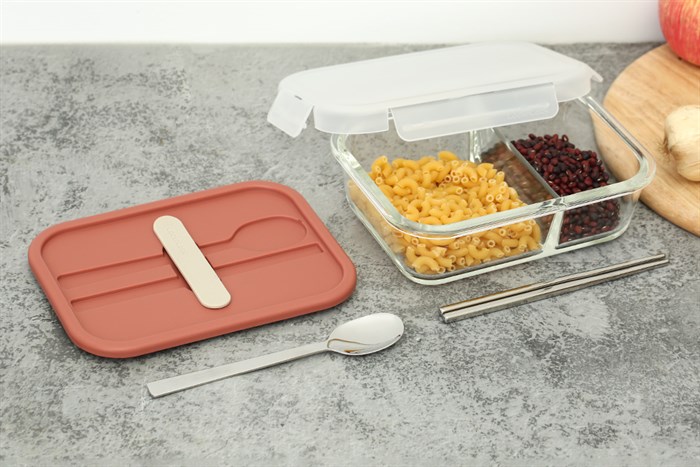 Hộp đựng cơm thủy tinh 930 ml Lock&Lock LLG991CLPIK Màu Hồng