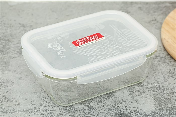 Bộ 3 hộp đựng thực phẩm thủy tinh Lock&Lock LLG429S3 Màu Trắng