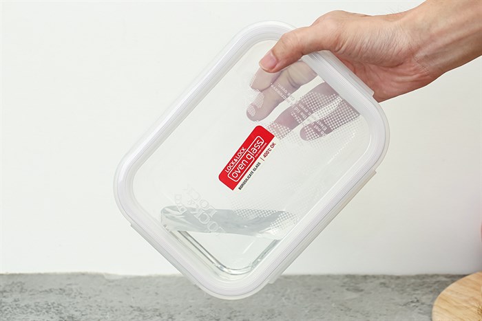 Bộ 3 hộp đựng thực phẩm thủy tinh Lock&Lock LLG429S3 Màu Trắng