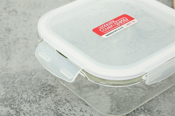 Bộ 6 hộp đựng thực phẩm thủy tinh Lock&Lock LLG225S6 Màu Trắng