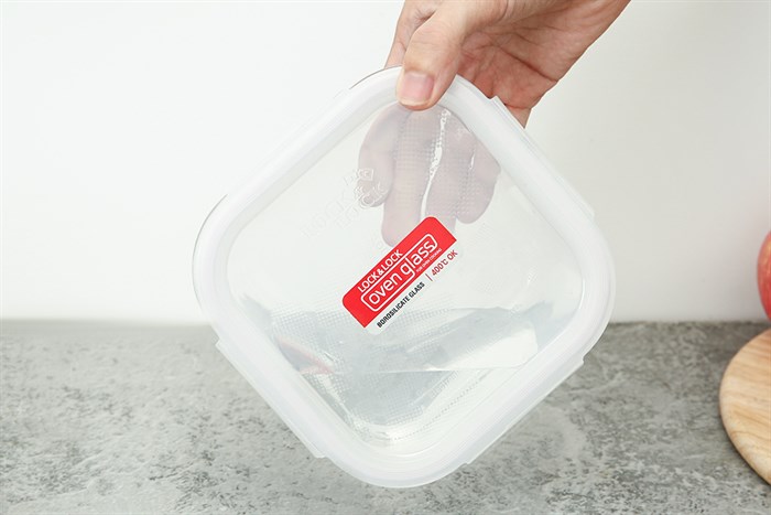 Bộ 6 hộp đựng thực phẩm thủy tinh Lock&Lock LLG225S6 Màu Trắng