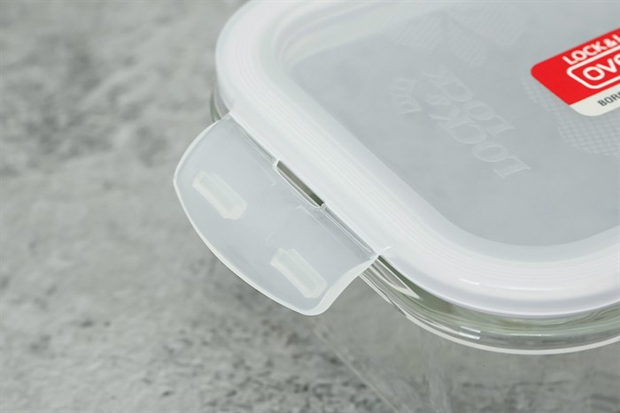 Bộ 4 hộp đựng thực phẩm thủy tinh Lock&Lock LLG423S4 Màu Trắng