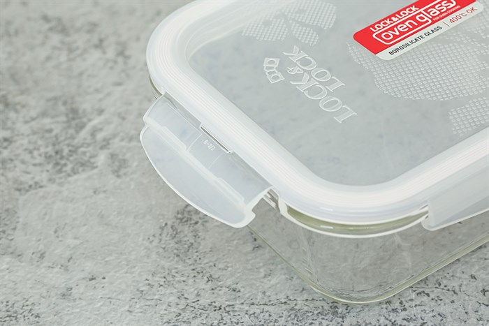 Bộ 3 hộp đựng thực phẩm thủy tinh Lock&Lock LLG422S03 Màu Trắng