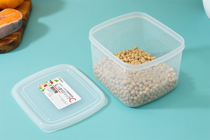 Hộp đựng thực phẩm nhựa 1.2 lít Nakaya K123 Màu Trắng