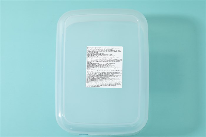 Hộp đựng thực phẩm nhựa 1.3 lít Nakaya K404 Màu Trắng