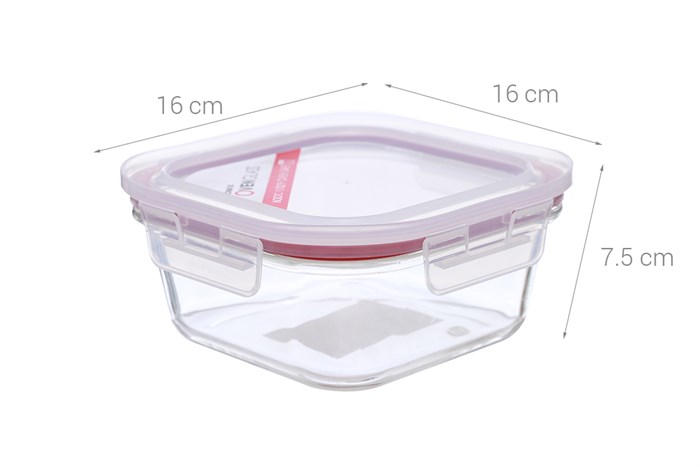 Hộp thủy tinh dùng được lò vi sóng 800 ml Komax 58621