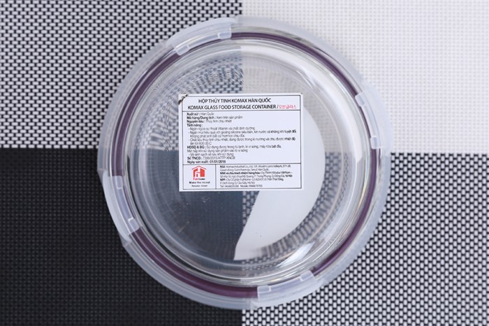 Hộp đựng thực phẩm thủy tinh 400 ml Komax 58622