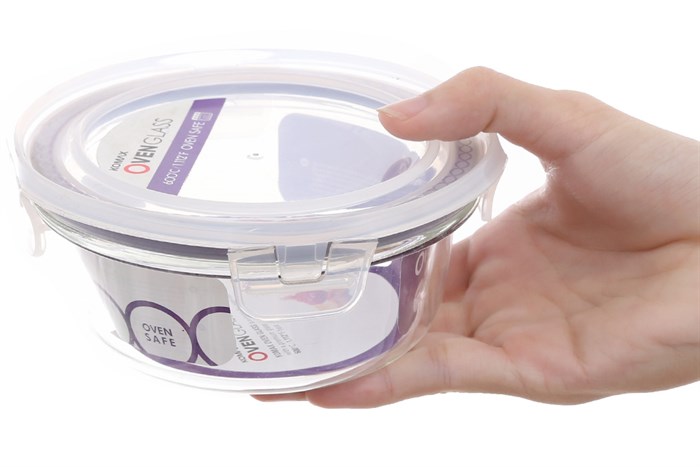 Hộp đựng thực phẩm thủy tinh 400 ml Komax 58622