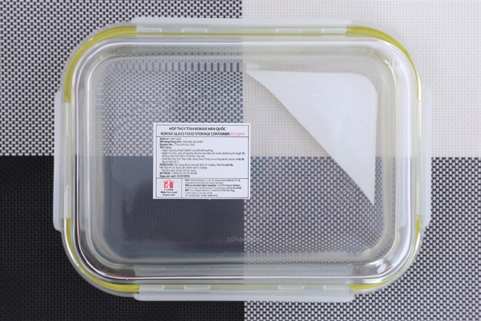 Hộp đựng thực phẩm thủy tinh 1.52 lít Komax 58618