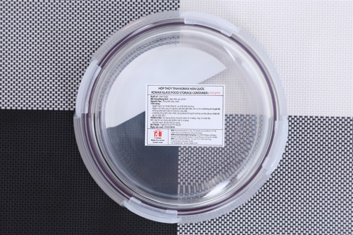 Hộp đựng thực phẩm thủy tinh 620 ml Komax 58623