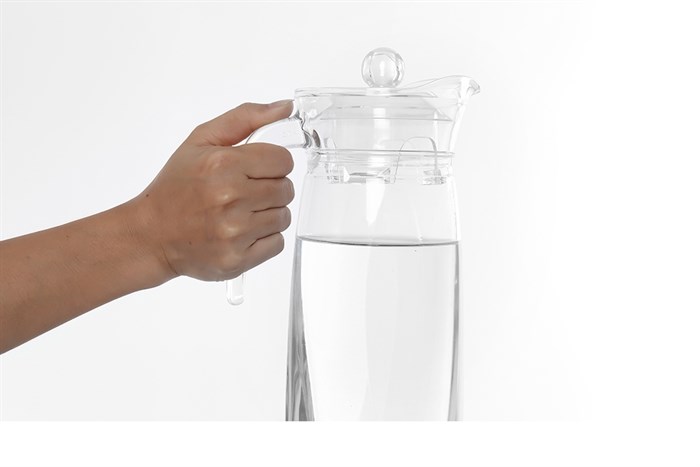 Bình đựng nước thủy tinh 1.3 lít Luminarc Flame Màu Trắng