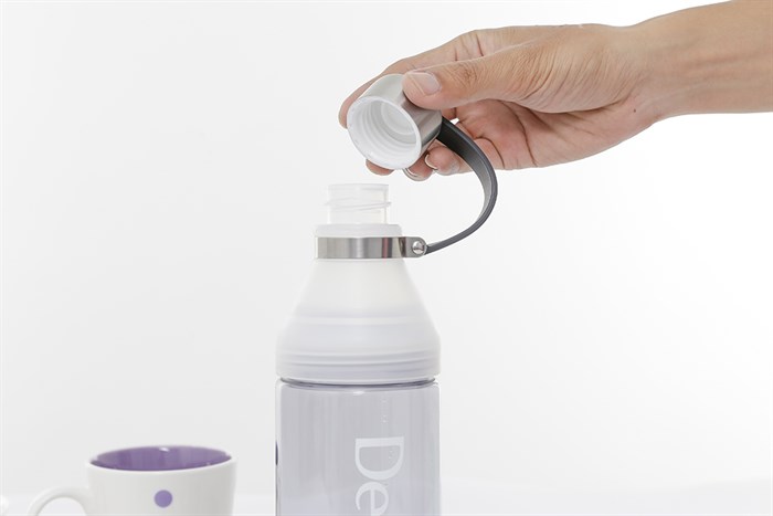 Bình đựng nước nhựa 950 ml Delites PC-001 Màu Đen