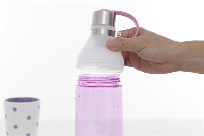 Bình đựng nước nhựa 950 ml Delites PC-001 Màu Hồng