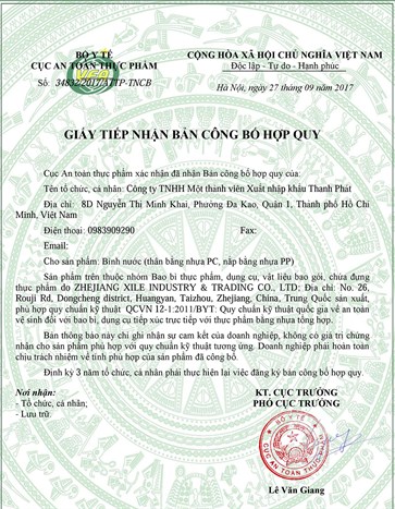 Bình đựng nước nhựa 800 ml Delites PC-002 Màu Xanh Dương