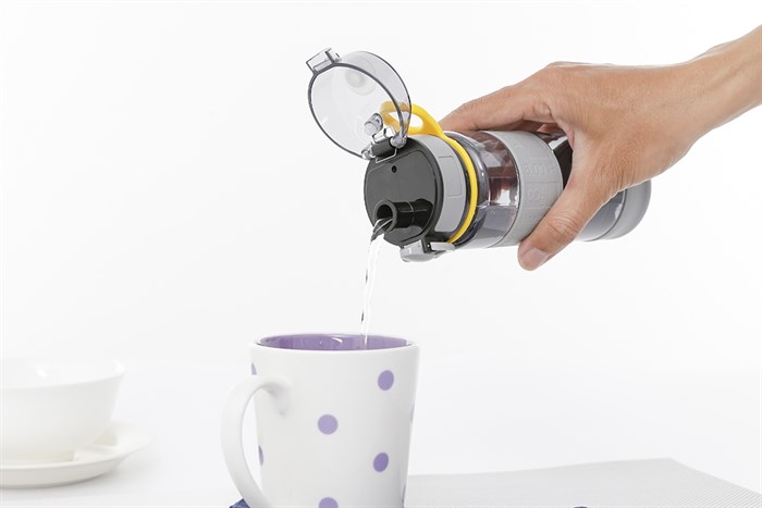 Bình đựng nước nhựa 470 ml DMX-PC003 Màu Xám