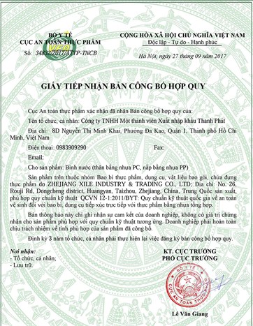 Bình đựng nước nhựa 470 ml DMX-PC003 Màu Vàng