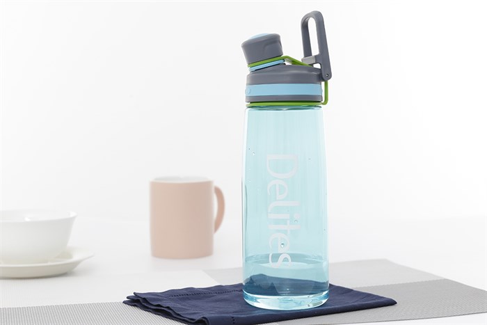 Bình đựng nước nhựa 850 ml Delites PC-005 Màu Xanh Dương