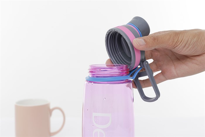 Bình đựng nước nhựa 850 ml Delites PC-005 Màu Hồng