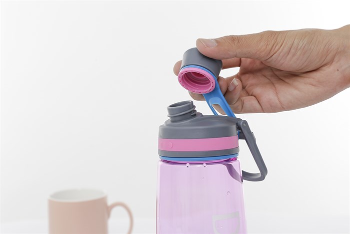 Bình đựng nước nhựa 850 ml Delites PC-005 Màu Hồng