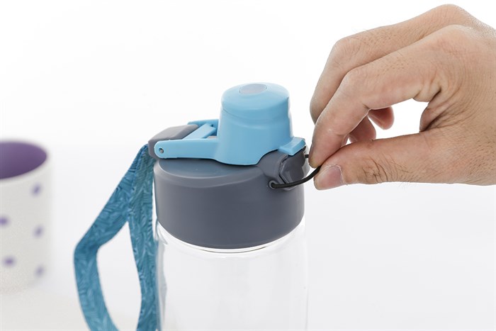 Bình đựng nước nhựa 900 ml Delites PC-006 Màu Xanh Dương