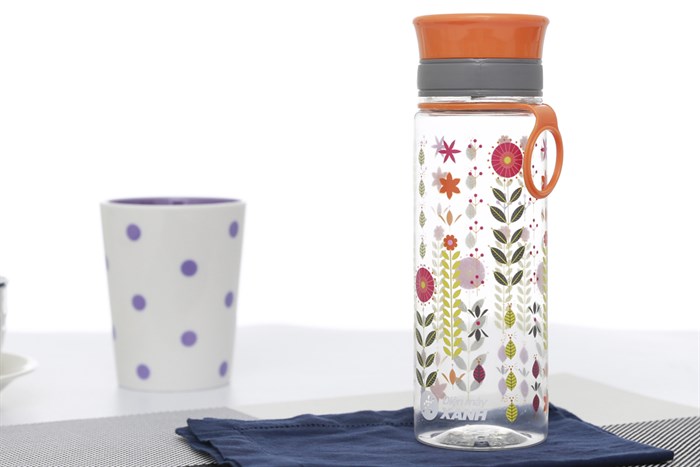 Bình đựng nước nhựa 575 ml Pioneer PP001 Màu Cam