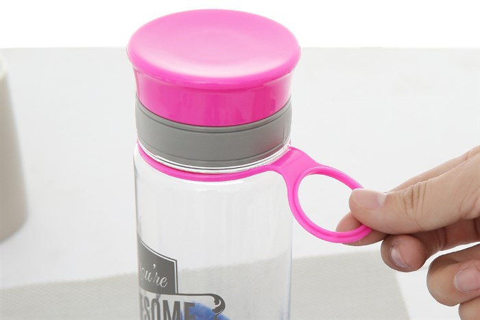Bình đựng nước nhựa 575 ml Pioneer PP001A Màu Hồng