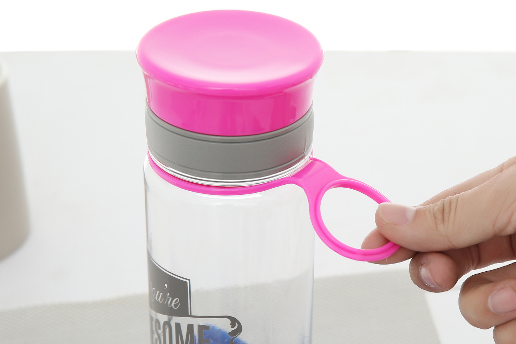 Bình đựng nước nhựa 575 ml Pioneer PP001A Màu Hồng