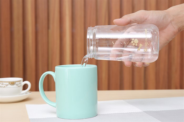 Bình đựng nước nhựa 460 ml DMX DL-19602-B Màu Trắng